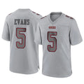 Vanessashop SF.49ers #5 Mike Evans Player Gray Atmosphere Fashion Home Game Stitched Jerseys