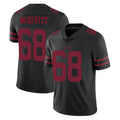 Vanessashop SF.49ers #68 Colton McKivitz Player Black Alternate Limited Vapor Untouchable Home Game Stitched Jerseys