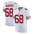 Vanessashop SF.49ers #68 Colton McKivitz Player White Limited Vapor Untouchable Home Game Stitched Jerseys