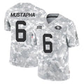 Vanessashop SF.49ers #6 Malik Mustapha Player Arctic Camo Limited Salute To Service Home Game Stitched Jerseys