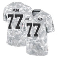 Vanessashop SF.49ers #77 Dominick Puni Player Arctic Camo Limited Salute To Service Home Game Stitched Jerseys