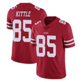 Vanessashop SF.49ers #85 George Kittle Player Red Limited Vapor Untouchable Home Game Stitched Jerseys