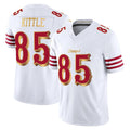 Vanessashop SF.49ers #85 George Kittle Player White 2025 Rivalries Collection Game Limited Stitched Jerseys