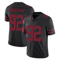 Vanessashop SF.49ers #92 Osa Odighizuwa Player Black Alternate Limited Vapor Untouchable Home Game Stitched Jerseys