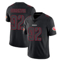 Vanessashop SF.49ers #92 Osa Odighizuwa Player Black Impact Limited Home Game Stitched Jerseys