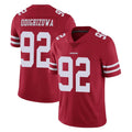 Vanessashop SF.49ers #92 Osa Odighizuwa Player Red Limited Vapor Untouchable Home Game Stitched Jerseys