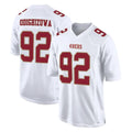 Vanessashop SF.49ers #92 Osa Odighizuwa Player White Fashion Home Game Stitched Jerseys