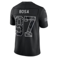 vanessashop  SF.49ers #97 Nick Bosa Black 2026 Salute to Service Stitched Limited Jersey