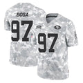 Vanessashop SF.49ers #97 Nick Bosa Player Arctic Camo Limited Salute To Service Home Game Stitched Jerseys