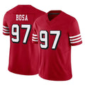 Vanessashop SF.49ers #97 Nick Bosa Player Red Limited Alternate Vapor F.U.S.E. Home Game Stitched Jerseys