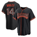 Vanessashop SF.Giants #14 Patrick Bailey Player Black Alternate Limited Stitched Jerseys