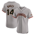 Vanessashop SF.Giants #14 Patrick Bailey Player Gray Home Limited Elite Stitched Jerseys