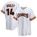 Vanessashop SF.Giants #14 Patrick Bailey Player White Home Game Stitched Jerseys
