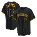 Vanessashop SF.Giants #16 Rafael Devers Player Black Snake Skin City Limited Stitched Jerseys