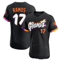 Vanessashop SF.Giants #17 Heliot Ramos Player Black 2025 City Connect Home Limited Elite Stitched Jerseys