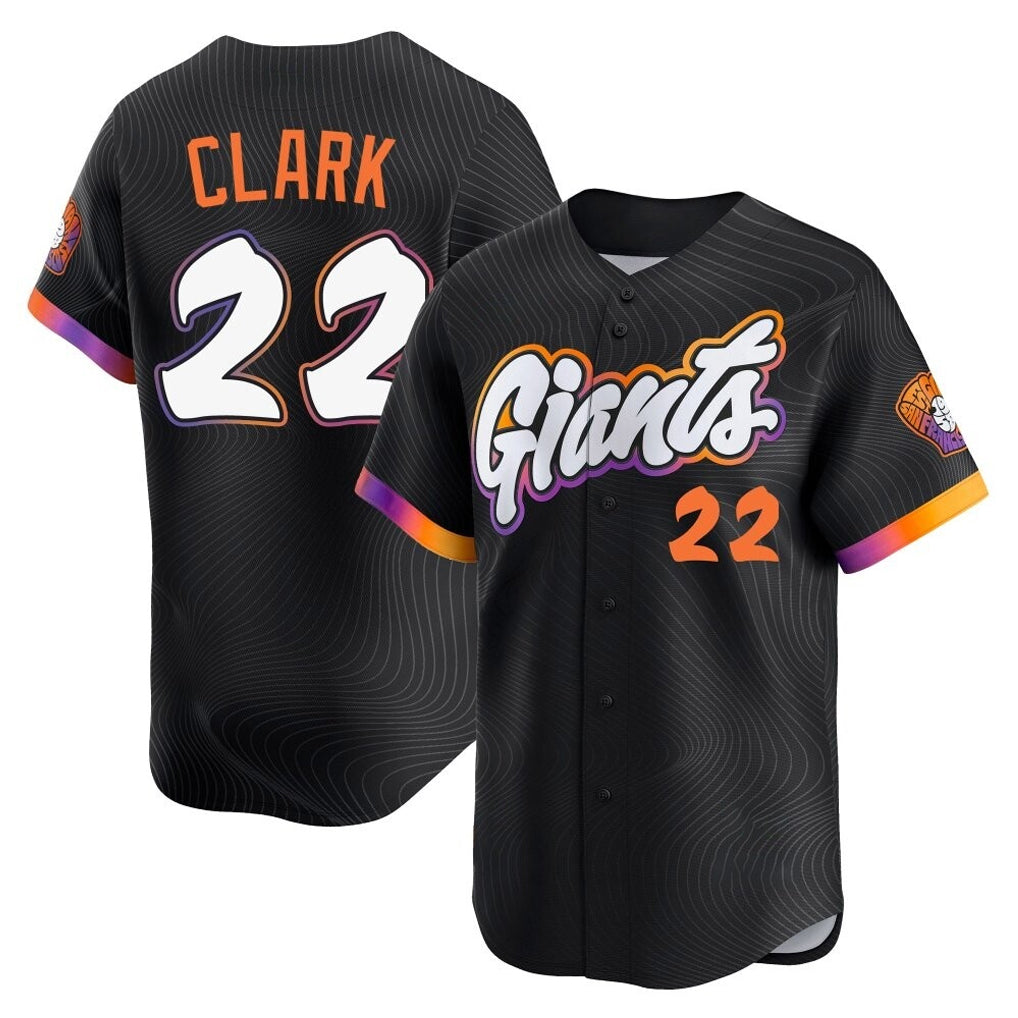 Vanessashop SF.Giants #22 Will Clark Player Black 2025 City Connect Home Limited Stitched Jerseys