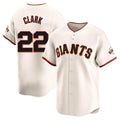 Vanessashop SF.Giants #22 Will Clark Player Cream Home Limited Stitched Jerseys