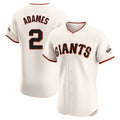 Vanessashop SF.Giants #2 Willy Adames Player Cream Home Limited Elite Stitched Jerseys