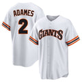 Vanessashop SF.Giants #2 Willy Adames Player White Home Game Stitched Jerseys