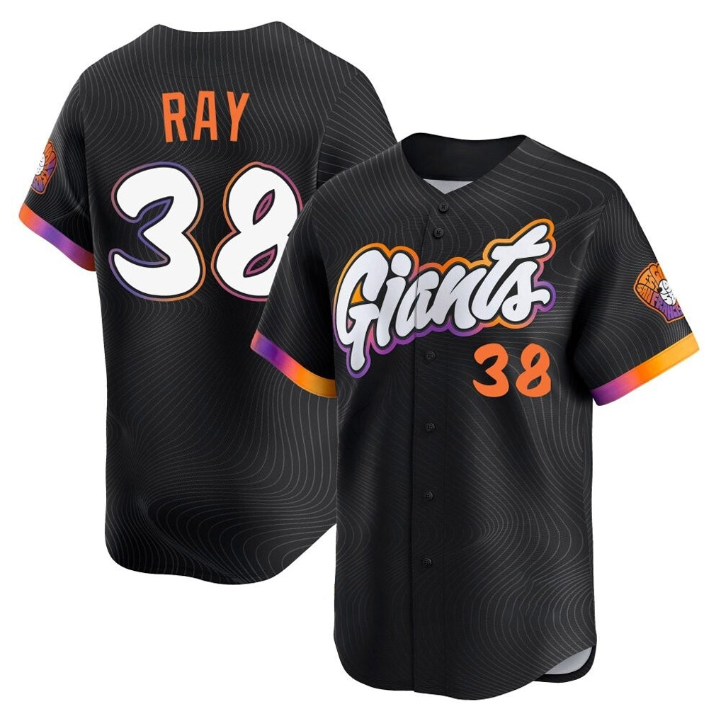 Vanessashop SF.Giants #38 Robbie Ray Player Black 2025 City Connect Home Limited Stitched Jerseys