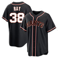 Vanessashop SF.Giants #38 Robbie Ray Player Black Fashion Out Home Limited Stitched Jerseys