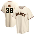 Vanessashop SF.Giants #38 Robbie Ray Player Cream Home Game Stitched Jerseys