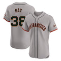 Vanessashop SF.Giants #38 Robbie Ray Player Gray Home Limited Elite Stitched Jerseys
