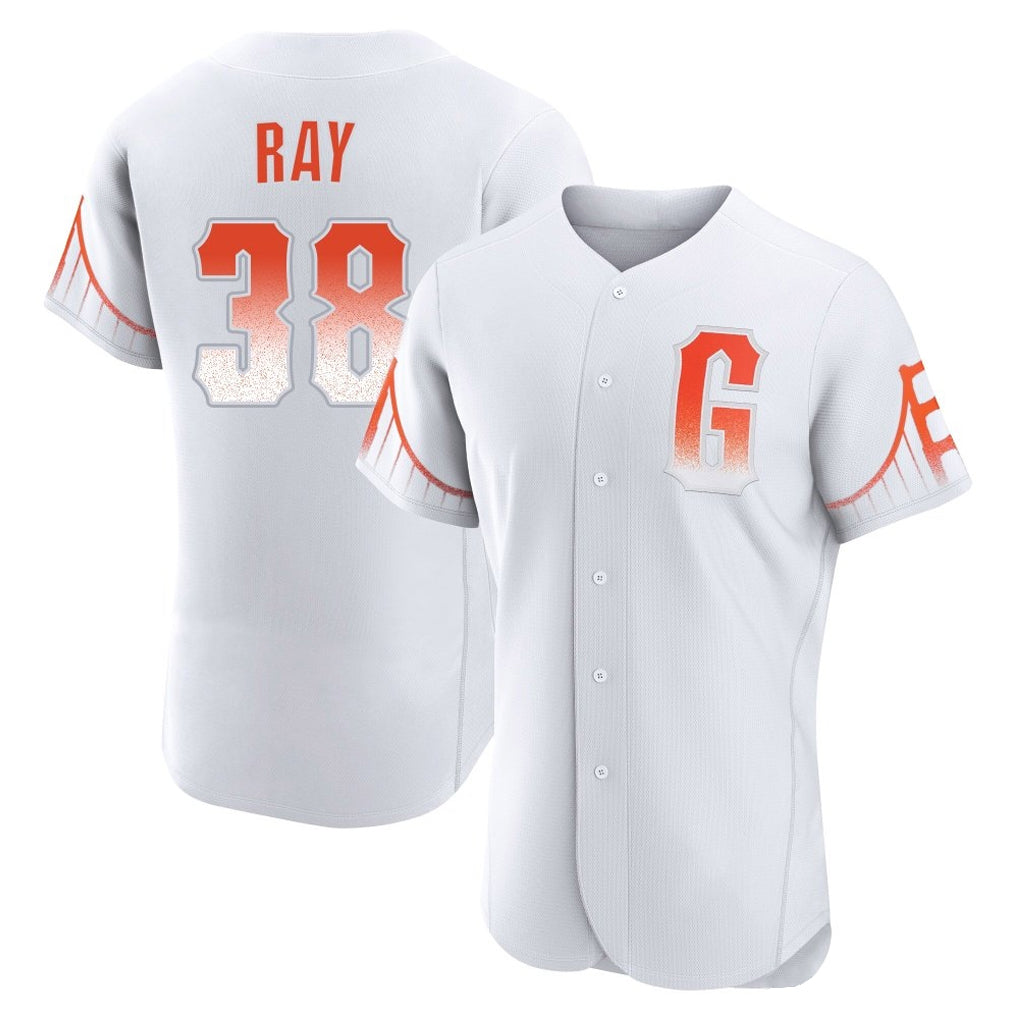 Vanessashop SF.Giants #38 Robbie Ray Player White City Connect Home Limited Elite Stitched Jerseys