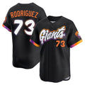 Vanessashop SF.Giants #73 Randy Rodriguez Player Black City Connect Home Limited Stitched Jerseys