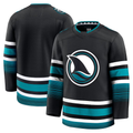 Vanessashop SJ.Sharks Black Alternate Premium Jerseys