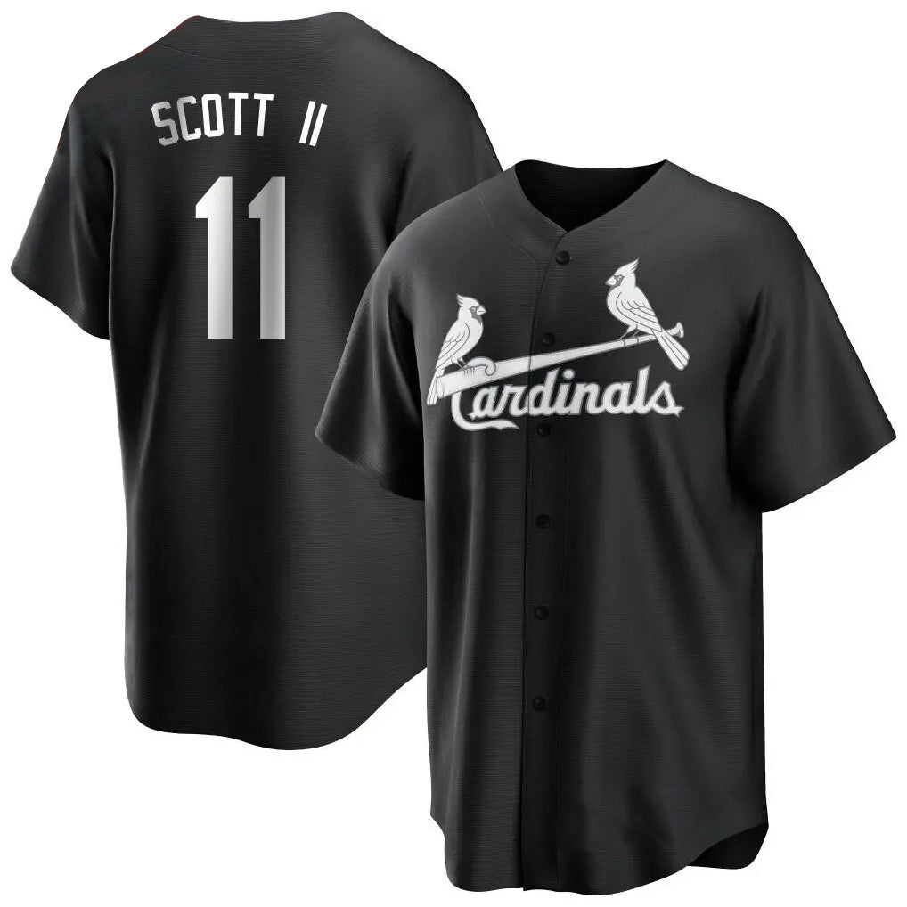 Vanessashop St. Louis Cardinals #11 Victor Scott II Player Black City Connect Home Limited Stitched Jerseys