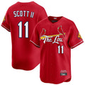 Vanessashop St. Louis Cardinals #11 Victor Scott II Player Red City Connect Limited Stitched Jerseys
