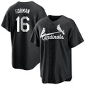 Vanessashop St. Louis Cardinals #16 Nolan Gorman Player Black City Connect Home Limited Stitched Jerseys