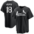 Vanessashop St. Louis Cardinals #18 Jordan Walker Player Black City Connect Home Limited Stitched Jerseys