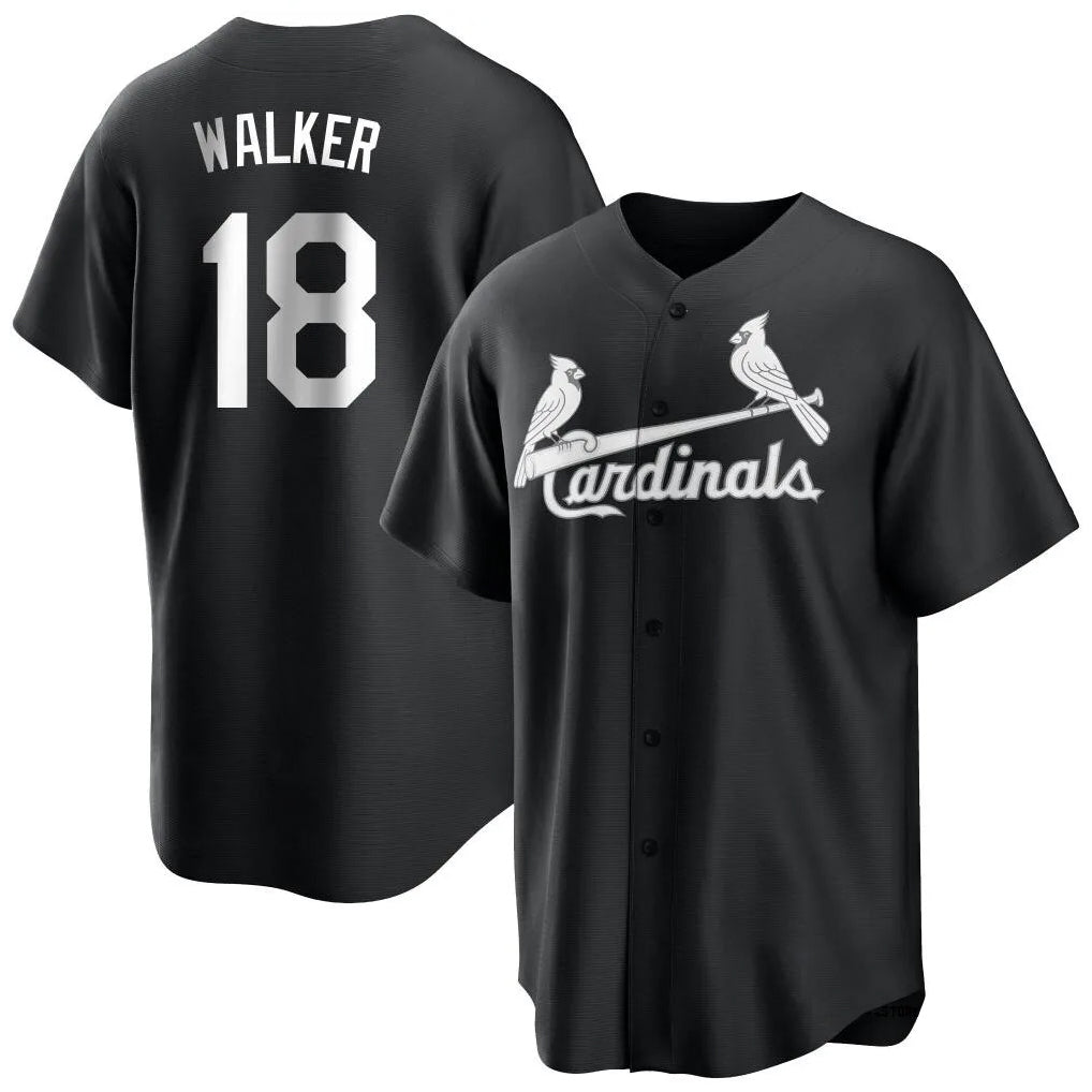 Vanessashop St. Louis Cardinals #18 Jordan Walker Player Black City Connect Home Limited Stitched Jerseys