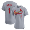Vanessashop St. Louis Cardinals #1 Ozzie Smith Player Gray Home Limited Elite Stitched Jerseys