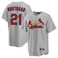 Vanessashop St. Louis Cardinals #21 Lars Nootbaar Player Gary Home Game Stitched Jerseys