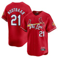 Vanessashop St. Louis Cardinals #21 Lars Nootbaar Player Red City Connect Limited Stitched Jerseys