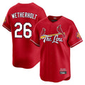 Vanessashop  St. Louis Cardinals #26 JJ Wetherholt Player Red City Connect Limited Stitched Jerseys