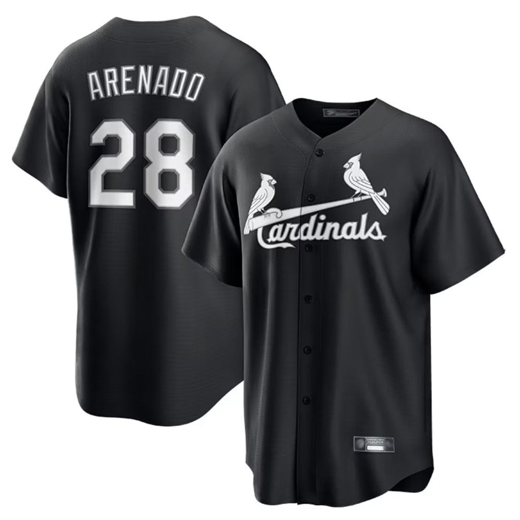 Vanessashop St. Louis Cardinals #28 Nolan Arenado Player Black City Connect Home Limited Stitched Jerseys