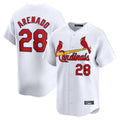 Vanessashop St. Louis Cardinals #28 Nolan Arenado Player White Home Limited Stitched Jerseys