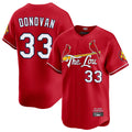Vanessashop  St. Louis Cardinals #33 Brendan Donovan Player Red City Connect Limited Stitched Jerseys