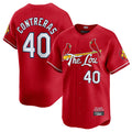 Vanessashop  St. Louis Cardinals #40 Willson Contreras Player Red City Connect Limited Stitched Jerseys
