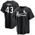 Vanessashop  St. Louis Cardinals #43 Pedro Pages Player Black City Connect Home Limited Stitched Jerseys