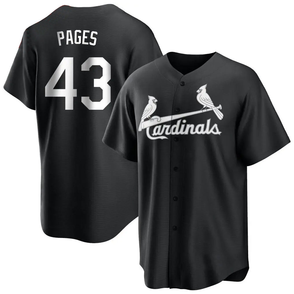 Vanessashop  St. Louis Cardinals #43 Pedro Pages Player Black City Connect Home Limited Stitched Jerseys