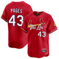 Vanessashop  St. Louis Cardinals #43 Pedro Pages Player Red City Connect Limited Stitched Jerseys