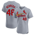 Vanessashop  St. Louis Cardinals #48 Ivan Herrera Player Gray Home Limited Elite Stitched Jerseys