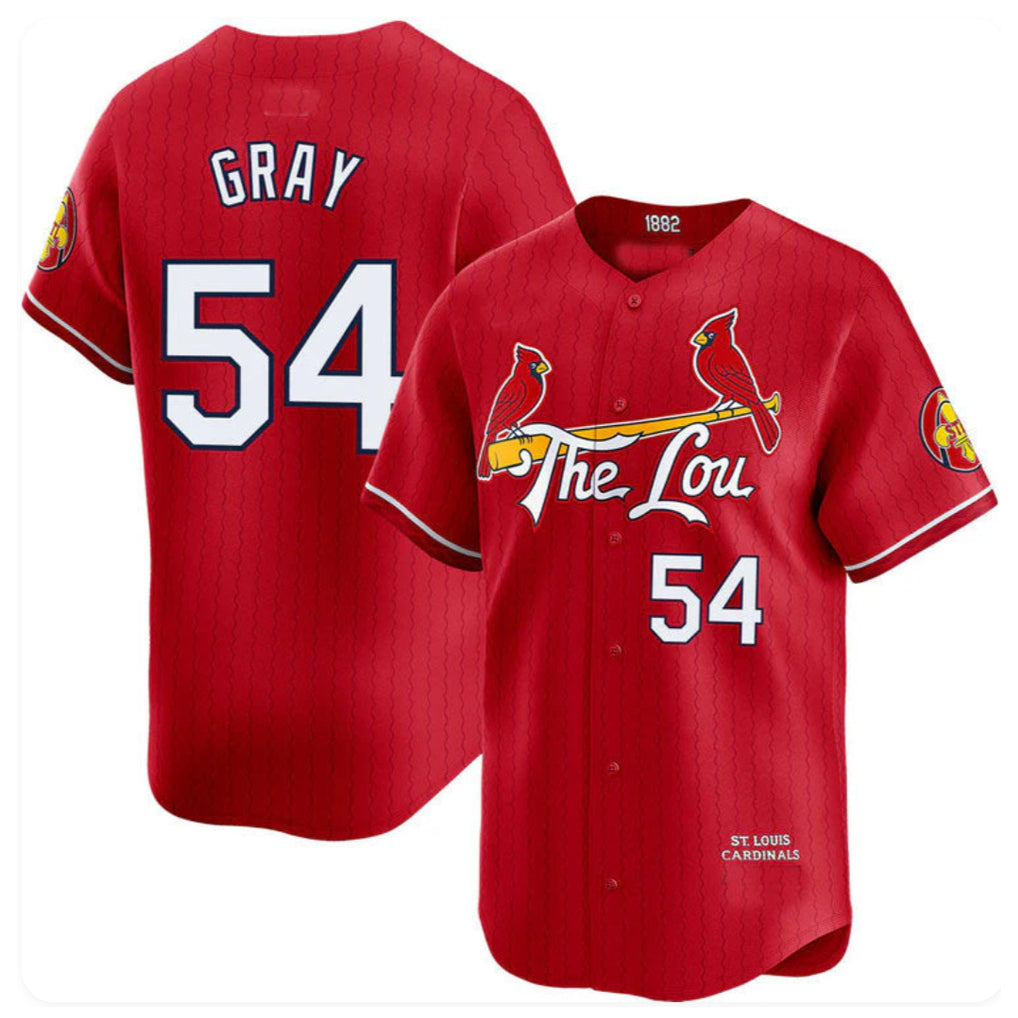 Vanessashop  St. Louis Cardinals #54 Sonny Gray Player Red City Connect Limited Stitched Jerseys