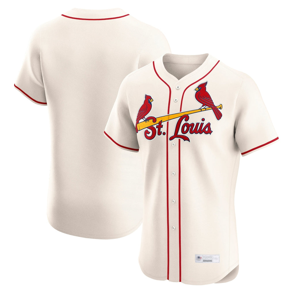 Vanessashop  St. Louis Cardinals Blank Player Cream Home Limited Elite Stitched Jerseys
