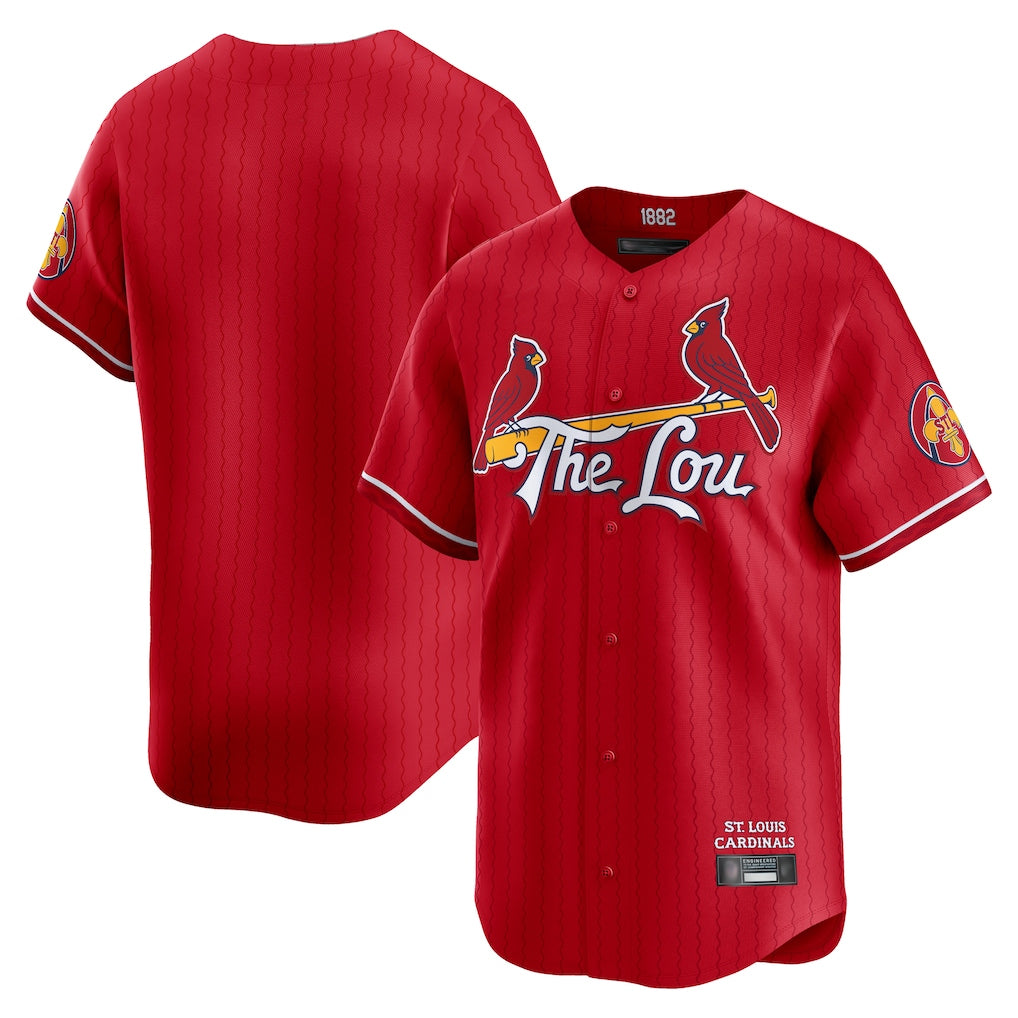 Vanessashop  St. Louis Cardinals Blank Player Red City Connect Limited Stitched Stitched Jerseys